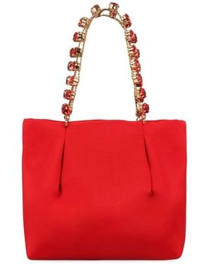 Aquazzura Mini Galactic Tote Bag - Red