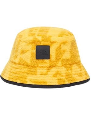 The North Face Logo-Patch Bucket Hat - Yellow