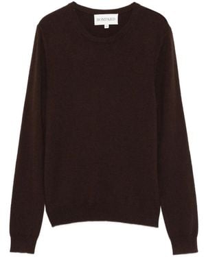 Bompard Round-Neck Cashmere Jumper - Brown