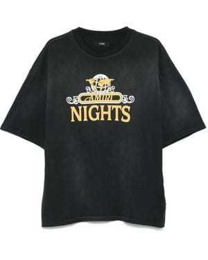 Amiri Nights T-Shirt - Zwart