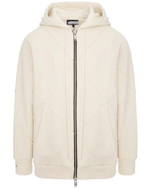 Hamza Crudo V2 Panelled Hoodie - Natural
