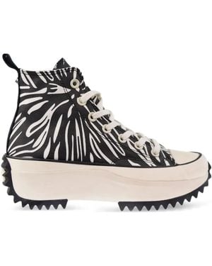 Converse Run Star Hike Platform "Animalier - Schwarz