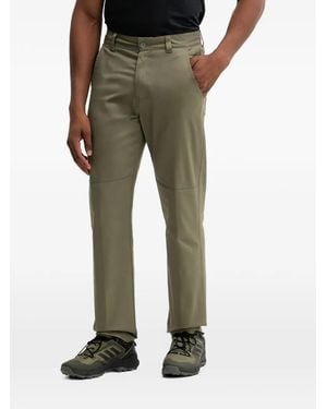 Columbia Pitchstone Logo-Patch Straight-Leg Trousers - Green