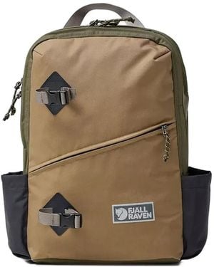 Fjallraven Rucksack mit zweifarbiger Schnalle - Natur