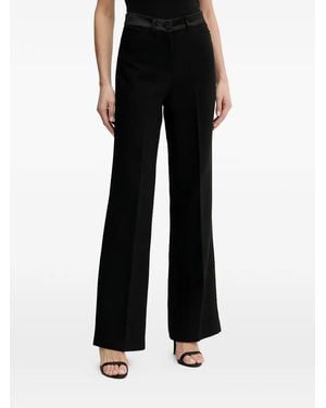 Morgan High-Waisted Trousers - Black