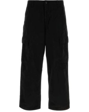 Carhartt Cargo Cotton Trousers - Black