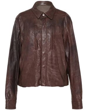 Rick Owens Alice Jacke - Braun