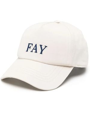 Fay Casquette À Logo Brodé - Neutre