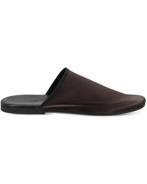 Alysi Mules À Fini Satiné - Black