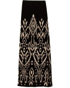 Ba&sh Alpha Patterned Skirt - Black