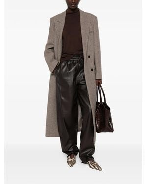 Weekend by Maxmara High-Neck Sweater - Brown