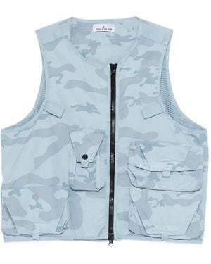 Stone Island Camo Pocket Jacket - Blue