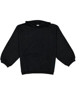 Balenciaga Balloon-Sleeve Hoodie - Black