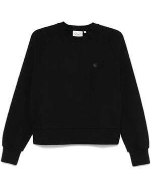 Carhartt Cotton Raglan-Sleeve Sweatshirt - Black