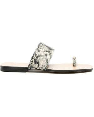 MARIA LUCA Toe-Ring Sandals - White