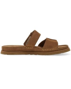 UGG Goldengaze Touch-Strap Sandals - Brown