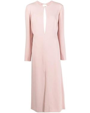 Costarellos Open Back Evening Dress - Pink
