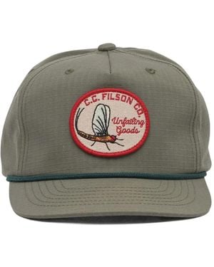 Filson Fly-Patch Cotton Hat - Grey