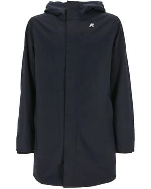 K-Way Hooded Jacket - Blue