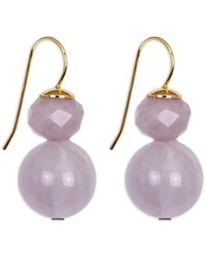 Jennifer Behr Jaycee Faceted Beaded Earrings - Purple