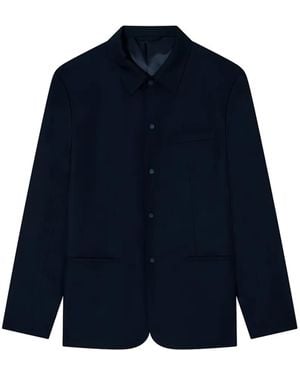 ARMANI EXCHANGE Press-Stud-Fastening Blazer - Blue