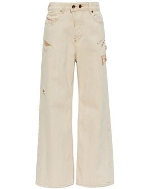 DIESEL 1996 D-Sire-Yu Distressed Jeans - Natural