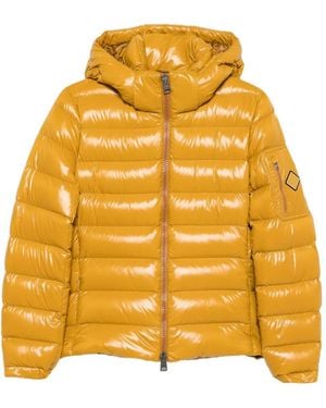 Herno Quilted Hooded Jacket - Yellow