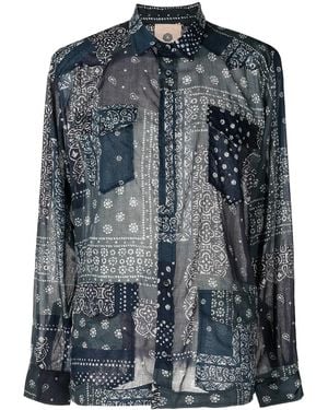 Alchemist Paisley Button-Down Shirt - Black