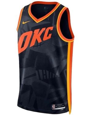 Nike Nba Oklahoma City Thunder City Edition Jersey - Blue
