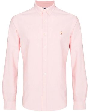 Polo Ralph Lauren Slim-Fit Cotton Oxford Shirt - Pink