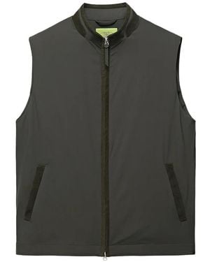 Shanghai Tang Chaleco Con Cremallera Y Cuello Alto - Verde