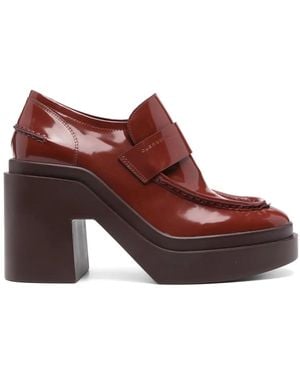 Robert Clergerie 100Mm Netta Loafers - Brown