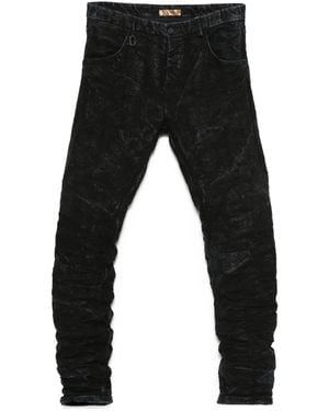 Layer Zero Acid-Wash Trousers - Black