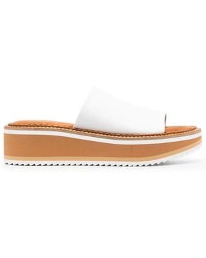 Robert Clergerie Fast Flatform Sandals - White