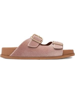 SOMMET Follonicas Tortora Double-Buckle Sandals - Pink