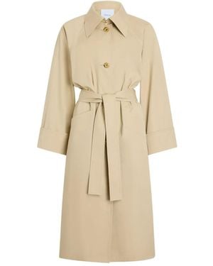 Patou Light Trenchcoat Mit Gürtel - Natur