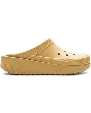 Crocs™ Classic Blunt Toe "Desert Grass" Clogs - Natur