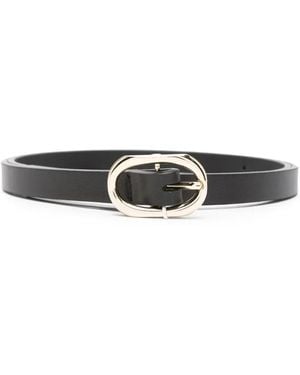 Anine Bing Cintura Con Fibbia - Nero