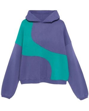 ERL Wave Hoodie - Blau