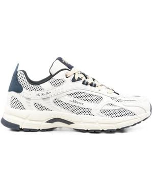 The Mercer Brand The Re-Run Panelled Mesh Trainers - White