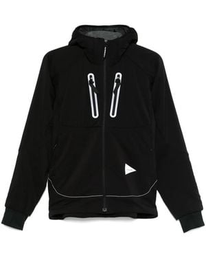and wander Alpha Air Jacket - Black