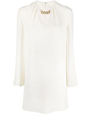 Valentino Garavani Vlogo Chain Dress - White
