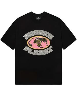 BROKEN PLANET T-Shirt À Logo Imprimé - Noir