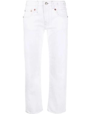 R13 Straight Fit Jeans - White
