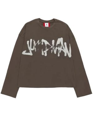 Nike Long-Sleeve T-Shirt - Brown