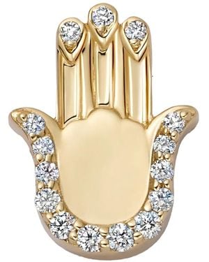 Loquet London Diamond Hamsa Charm - White