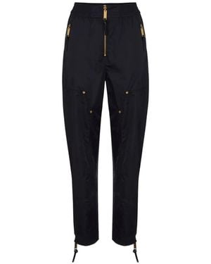 Elisabetta Franchi Zip-Detail Trousers - Blue