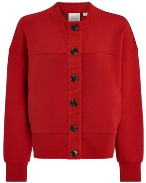 Varley Olwen Sweatshirt Mit Knöpfen - Rot