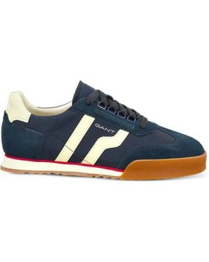 GANT Baylle Striped Lace-Up Trainers - Blue