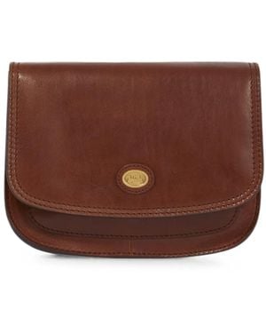 The Bridge Leather Shoulder Bag - Brown
